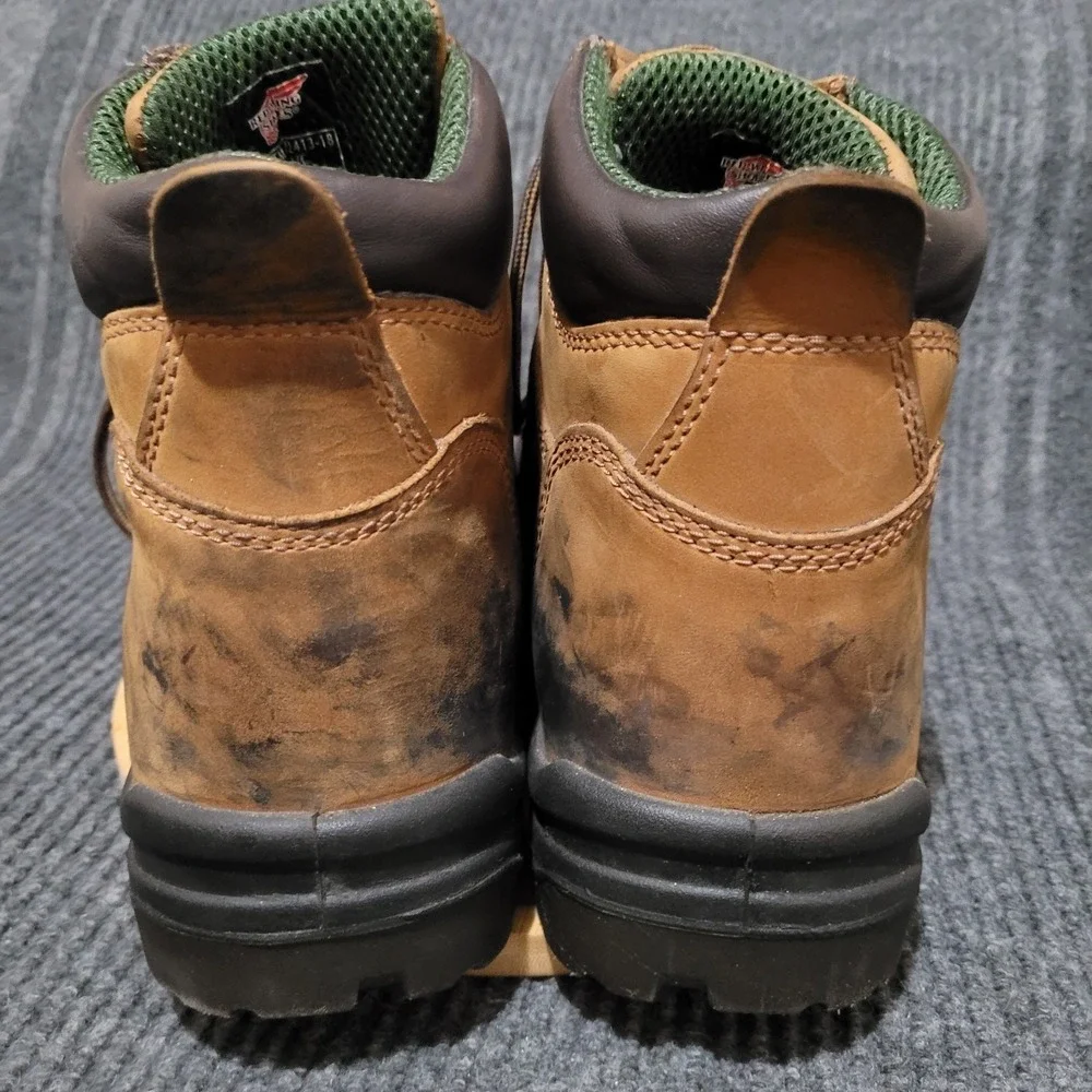 Red Wing Work Boots Men's 13 Brown Safety Steel Toe Leather ASTM‎ F2413-18 2235